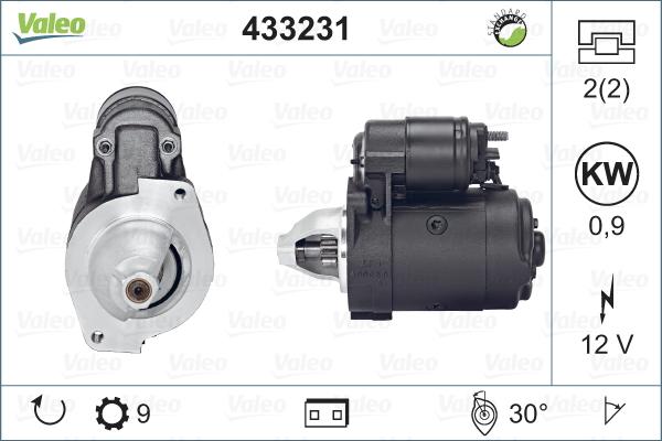 Valeo 433231 - Стартер vvparts.bg