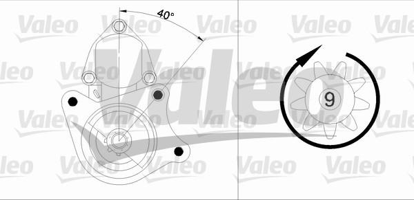 Valeo 433277 - Стартер vvparts.bg