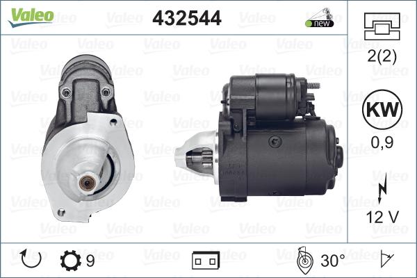 Valeo 432544 - Стартер vvparts.bg