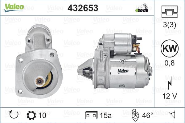 Valeo 432653 - Стартер vvparts.bg