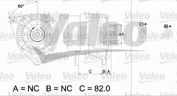 Valeo 437495 - Генератор vvparts.bg