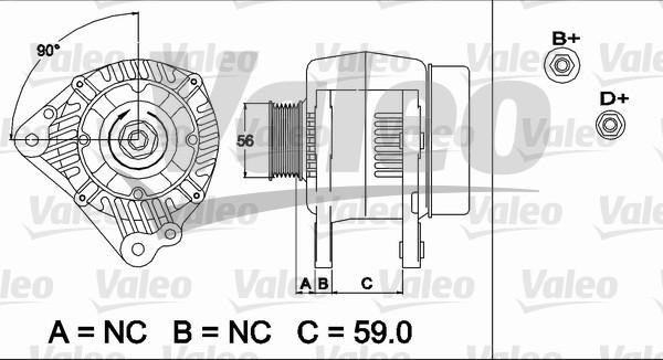 Valeo 437492 - Генератор vvparts.bg