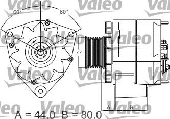 Valeo 437440 - Генератор vvparts.bg