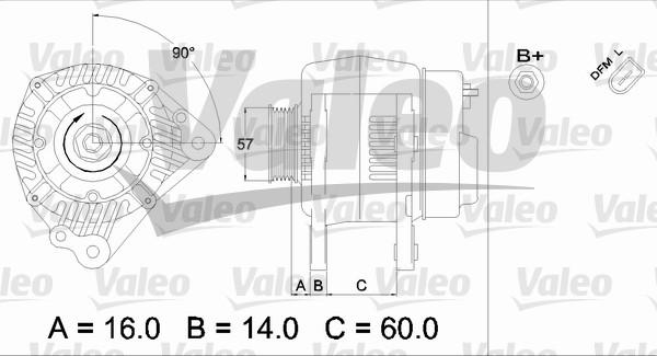 Valeo 437411 - Генератор vvparts.bg