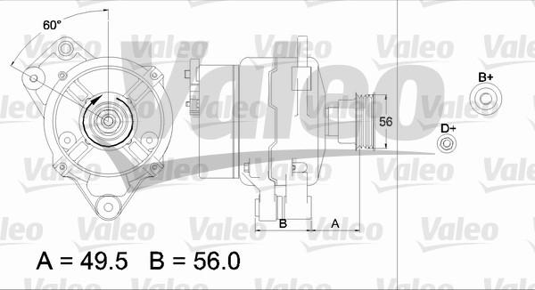 Valeo 437438 - Генератор vvparts.bg