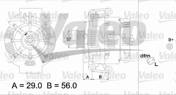 Valeo 437420 - Генератор vvparts.bg