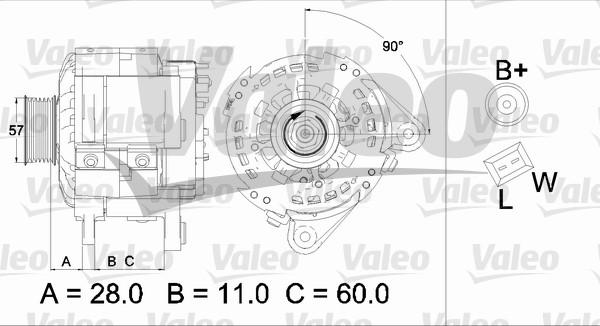 Valeo 437479 - Генератор vvparts.bg