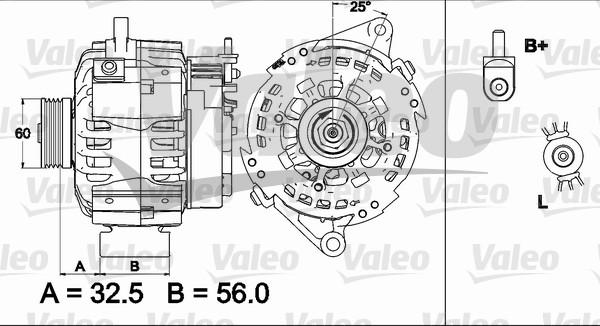 Valeo 437509 - Генератор vvparts.bg