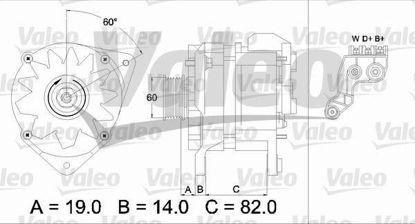 Valeo 437081 - Генератор vvparts.bg