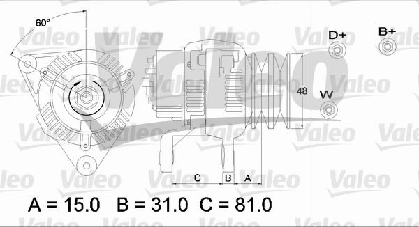 Valeo 437195 - Генератор vvparts.bg