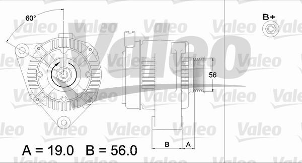 Valeo 437190 - Генератор vvparts.bg