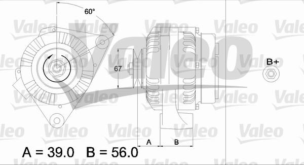 Valeo 437191 - Генератор vvparts.bg