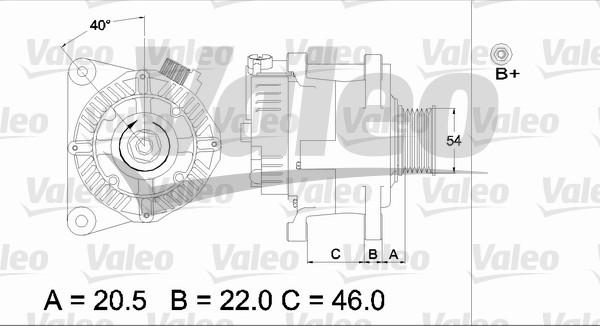 Valeo 437193 - Генератор vvparts.bg