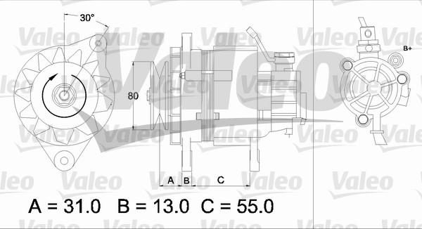 Valeo 437148 - Генератор vvparts.bg