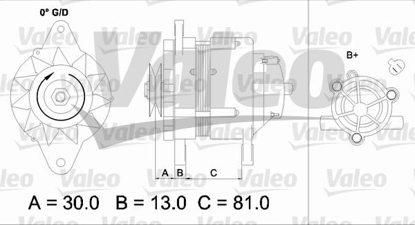 Valeo 437150 - Генератор vvparts.bg