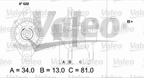 Valeo 437158 - Генератор vvparts.bg