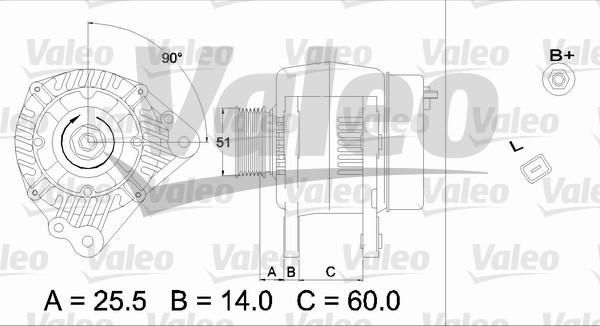 Valeo 437169 - Генератор vvparts.bg