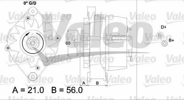 Valeo 437110 - Генератор vvparts.bg