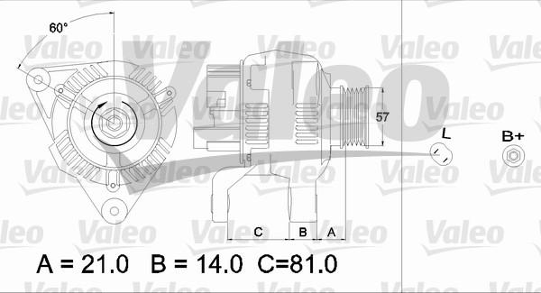 Valeo 437188 - Генератор vvparts.bg