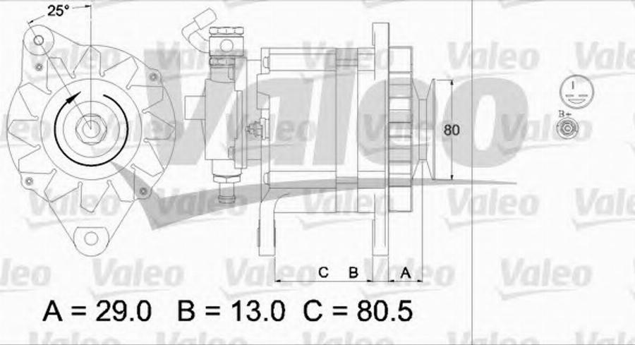 Valeo 437131 - Генератор vvparts.bg