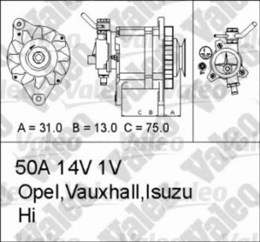 Valeo 437132 - Генератор vvparts.bg