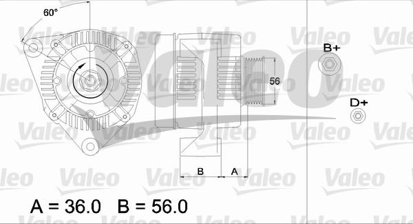 Valeo 437126 - Генератор vvparts.bg