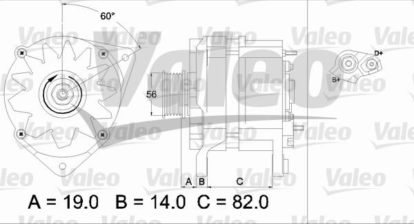 Valeo 437123 - Генератор vvparts.bg