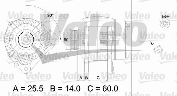 Valeo 437170 - Генератор vvparts.bg