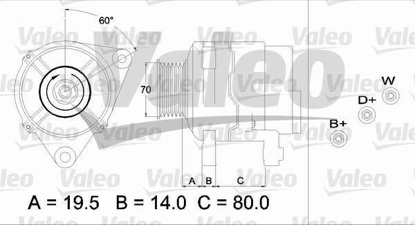 Valeo 437391 - Генератор vvparts.bg