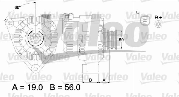 Valeo 437345 - Генератор vvparts.bg