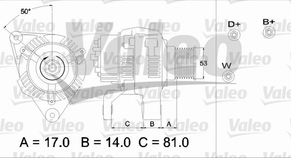 Valeo 437326 - Генератор vvparts.bg