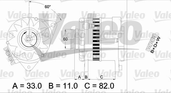 Valeo 437378 - Генератор vvparts.bg