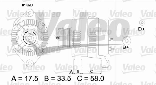 Valeo 437212 - Генератор vvparts.bg