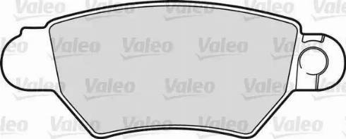 Valeo 598455 - Комплект спирачно феродо, дискови спирачки vvparts.bg