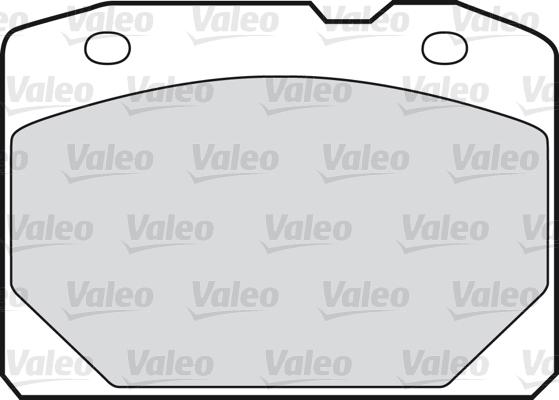 Valeo 598405 - Комплект спирачно феродо, дискови спирачки vvparts.bg