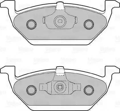 BOSCH 986424364 - Комплект спирачно феродо, дискови спирачки vvparts.bg