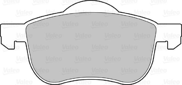 Valeo 598479 - Комплект спирачно феродо, дискови спирачки vvparts.bg