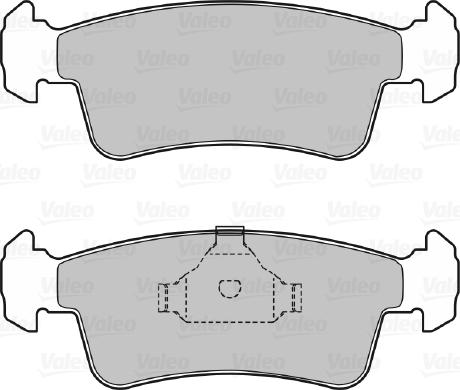 Valeo 598532 - Комплект спирачно феродо, дискови спирачки vvparts.bg