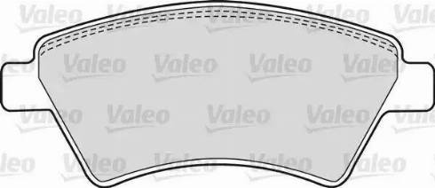 Valeo 598526 - Комплект спирачно феродо, дискови спирачки vvparts.bg