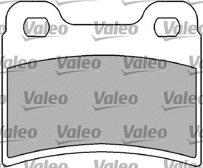 Valeo 598692 - Комплект спирачно феродо, дискови спирачки vvparts.bg
