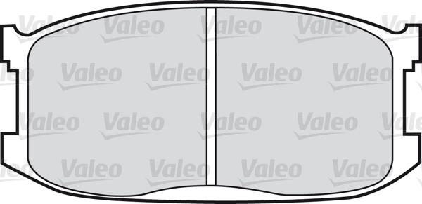 Valeo 598612 - Комплект спирачно феродо, дискови спирачки vvparts.bg