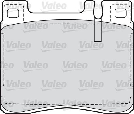 Valeo 598688 - Комплект спирачно феродо, дискови спирачки vvparts.bg