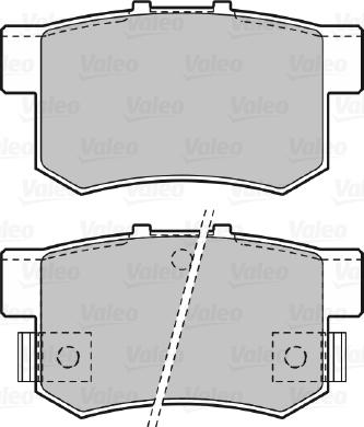 Valeo 670682 - Комплект спирачно феродо, дискови спирачки vvparts.bg