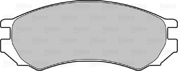 Valeo 598024 - Комплект спирачно феродо, дискови спирачки vvparts.bg