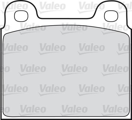 Valeo 598111 - Комплект спирачно феродо, дискови спирачки vvparts.bg