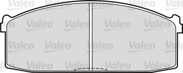 Valeo 598379 - Комплект спирачно феродо, дискови спирачки vvparts.bg