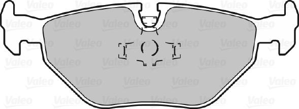 Valeo 598259 - Комплект спирачно феродо, дискови спирачки vvparts.bg