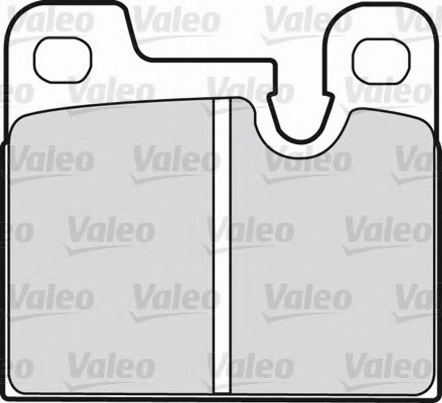 Valeo 598202 - Комплект спирачно феродо, дискови спирачки vvparts.bg