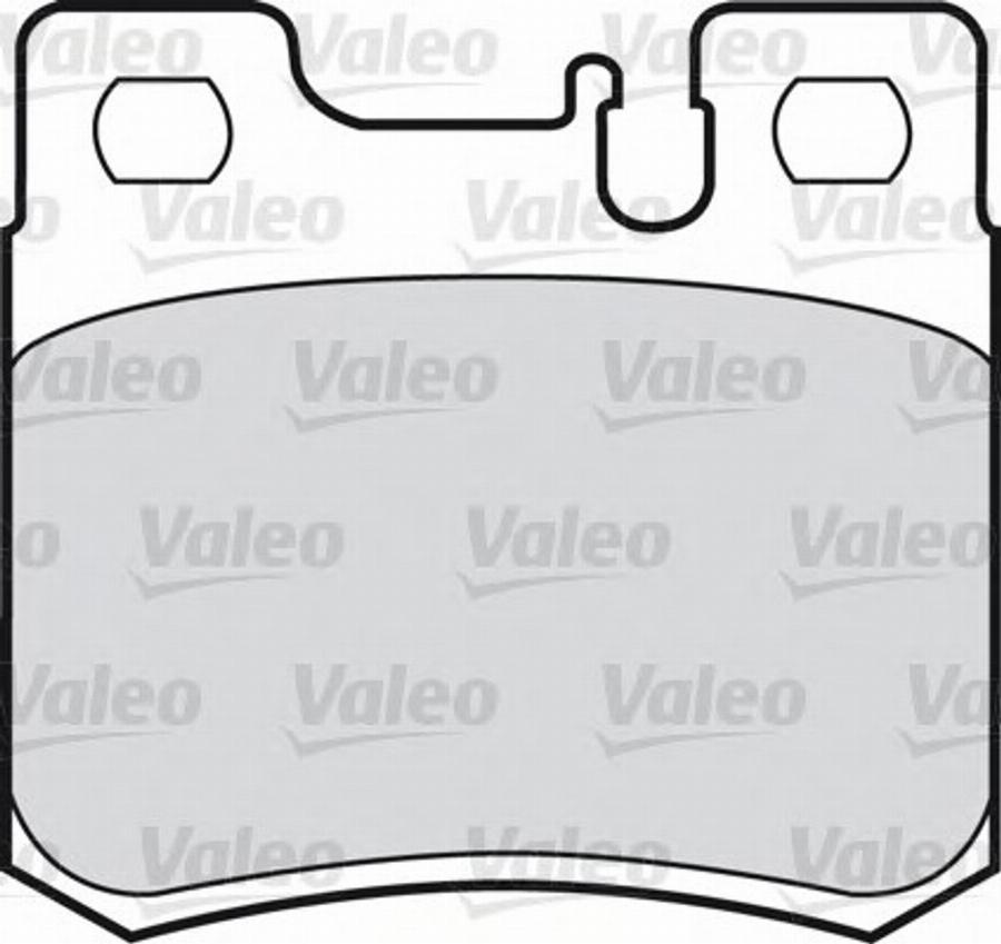 Valeo 598235 - Комплект спирачно феродо, дискови спирачки vvparts.bg