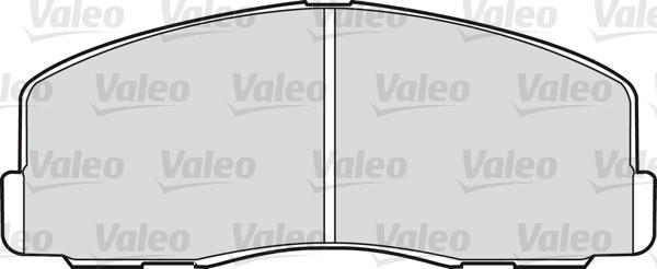 Valeo 598220 - Комплект спирачно феродо, дискови спирачки vvparts.bg